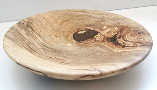 Spalted Beech Shallow Bowl